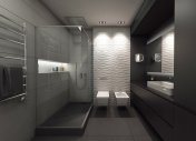 дизайн интерьера ванной комнаты, студия М5
