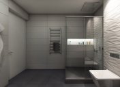 интерьер ванной комнаты, душевая
