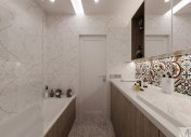 дизайн ванной комнаты в квартире, интерьер ванны, небольшая ванная комната, дизайн ванной комнаты Минск