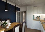 интерьер маленькой кухни в панельном доме, дизайн современной кухни в квартире