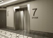 дизайн интерьера лифтового холла, интерьер холла