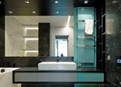 дизайн ванной в современном стиле, современная ванна, дизайн интерьера современной ванной комнаты